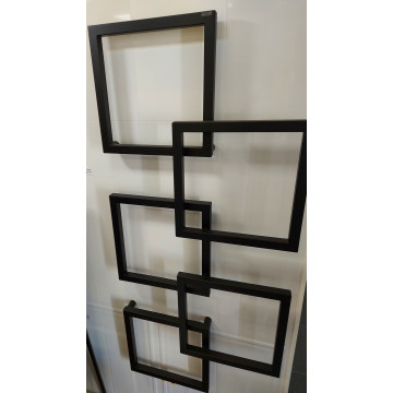 Grzejnik łazienkowy dekoracyjny Radeco Loco 5 czarny 154x68,5cm