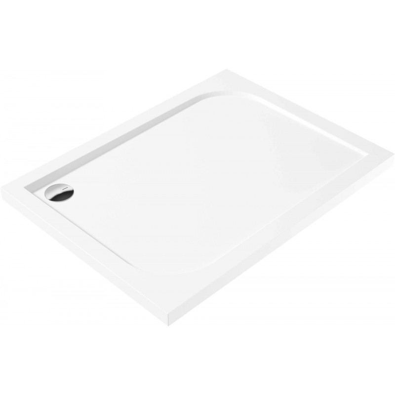 Brodzik akrylowy prostokątny 100x80 biały Cubic Deante