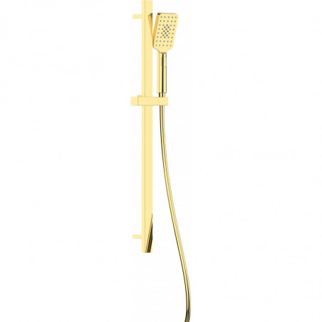 Zestaw prysznicowy 3-funkcyjny z drążkiem złoty Alpinia Deante