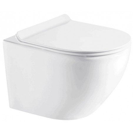 Miska wisząca WC Emporia Nox 1.0 biała + deska wolnoopadająca