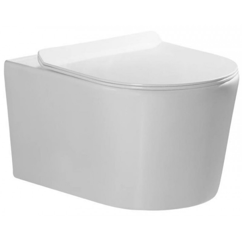 Miska wisząca WC Emporia Nox 2.0 SuperFlush biała + deska slim