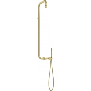 Deszczownica z baterią prysznicową złoto szczotkowane Silia Deante