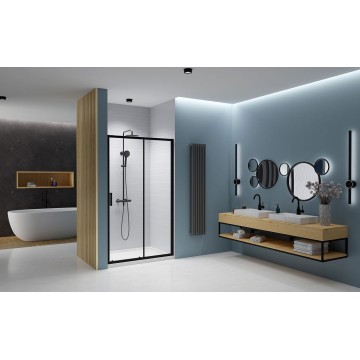 Drzwi prysznicowe Radaway Premium Pro Black DWJ 130x200 prawe