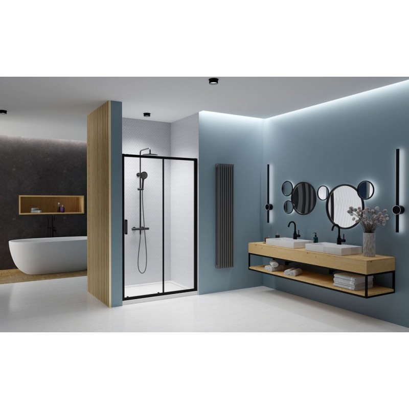 Drzwi prysznicowe Radaway Premium Pro Black DWJ 160x200 prawe