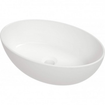Umywalka ceramiczna nablatowa Alpinia Deante biała