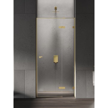 Drzwi prysznicowe New Trendy Eventa Gold Shine prawe czyste