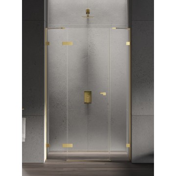 Drzwi prysznicowe New Trendy Eventa Gold Shine lewe czyste