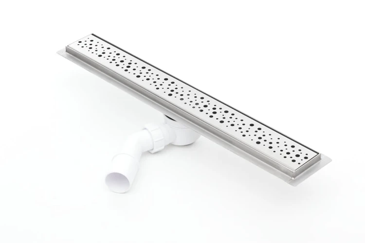 Odpływ liniowy z flanszą Kesmet 90 cm z rusztem Chaos