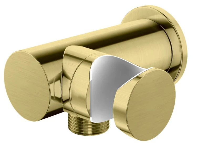 Zestaw prysznicowy Experience Brushed Gold KOHLMAN złoto szczotkowane deszczownica okrągła 30cm