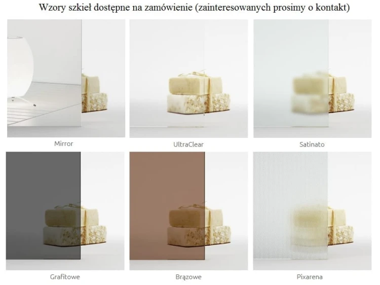 Kabina Radaway Arta DWD+2S 110x80x200 szkło przejrzyste 50L+60R