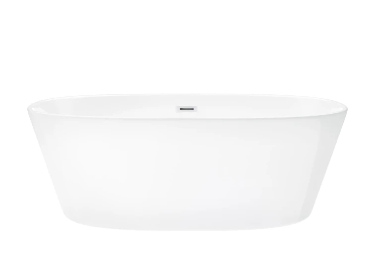 Wanna wolnostojąca corsan e026 salina 160 cm z wykończeniem białym