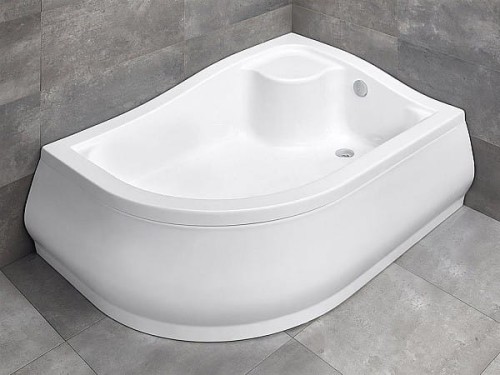 Brodzik asymetryczny Radaway Korfu E 120x90x39,5x24 prawy