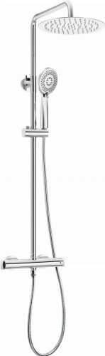Deszczownica z baterią prysznicową termostatyczną chrom Deante