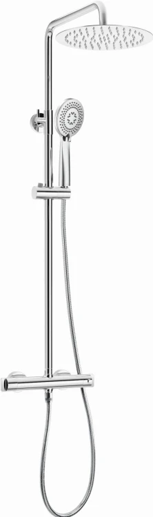Deszczownica z baterią prysznicową termostatyczną chrom Deante