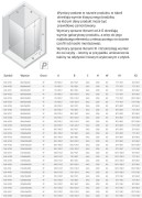 Kabina prysznicowa New Trendy Eventa Gold Shine prawa