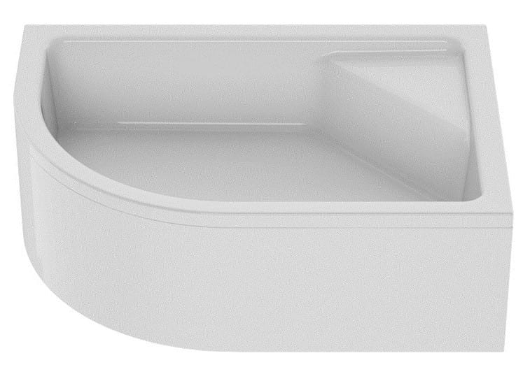 Brodzik asymetryczny New Trendy New Maxima 100x80x41 prawy + obudowa