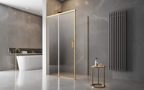 Kabina prysznicowa Radaway Idea Gold KDJ 160x120x200,5 lewa, złota