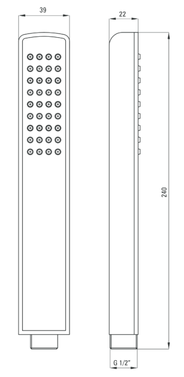 Deante Hiacynt Komplet z boxem podtynkowym natryskowy