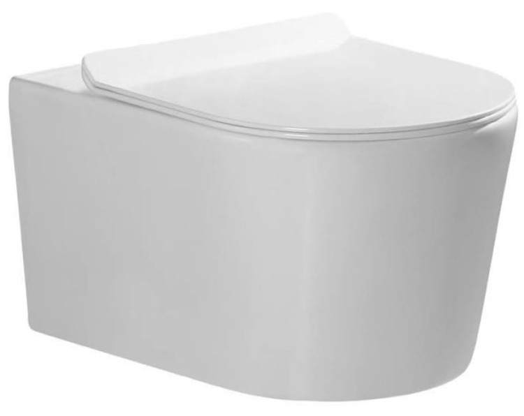 Miska wisząca WC Emporia Nox 2.0 SuperFlush biała + deska slim