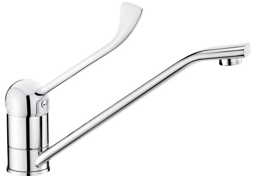 Bateria kuchenna z dźwignią Clinic chrom Corio Deante