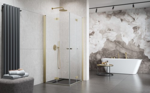 Kabina prysznicowa Radaway Nes Brushed Gold KDD B