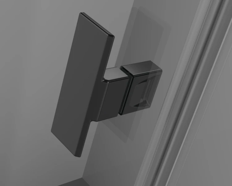 Kabina pięciokątna Radaway Nes Black PTJ 80x80x200 przejrzysta, lewa