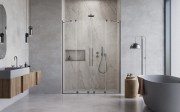 Drzwi prysznicowe Furo Brushed GunMetal DWD Radaway