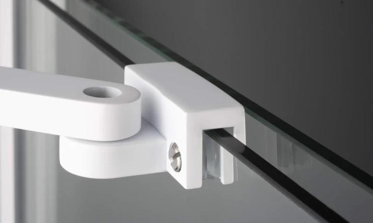 Ścianka prysznicowa walk-in 140x195 bianco Prizma Deante