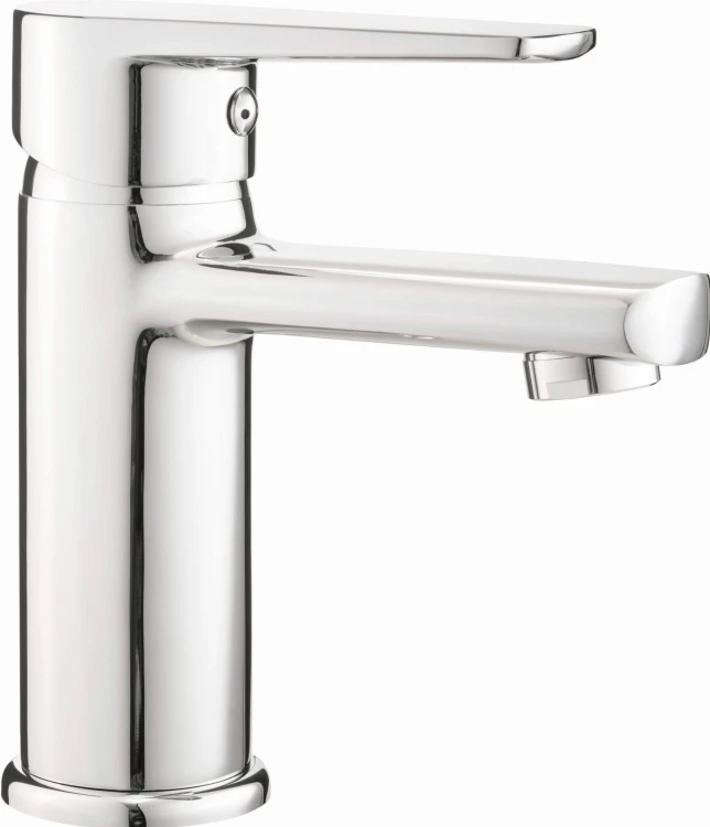 Bateria umywalkowa stojąca Tubo Deante chrom BUT020M