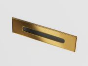 Wanna wolnostojąca corsan olvena 170 korek klik-klak szczotkowane złoto