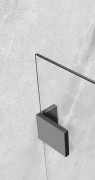 Kabina prysznicowa Essenza Pro Brushed GunMetal KDJ Radaway prawa