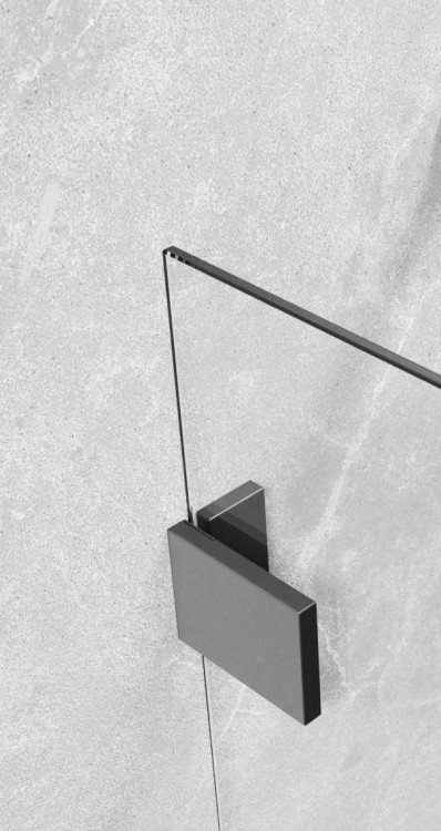 Kabina prysznicowa Essenza Pro Brushed GunMetal KDJ Radaway prawa
