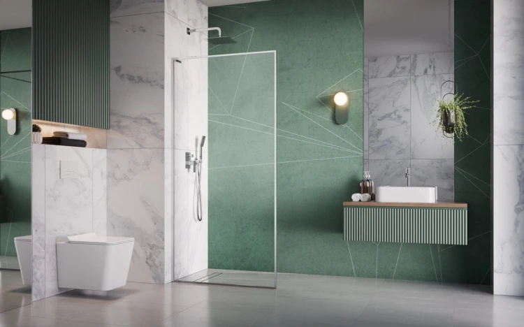 Kabina prysznicowa walk-in Radaway Modo F SL II lewa chrom