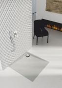 Brodzik kwadratowy LIBRA Cement Stone 90x90 Schedpol Schedline, cementowy