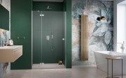 Drzwi prysznicowe Radaway Essenza 8 Brushed Nickel DWJ lewe