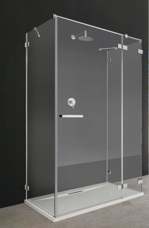 Kabina prostokątna Radaway Euphoria KDJ+S 120x100x200 prawa, szkło przejrzyste