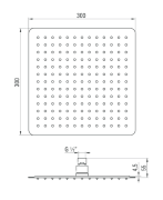 Deante Box Komplet z boxem podtynkowym termostatyczny zaokrąglony Nero