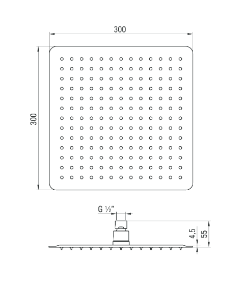 Deante Box Komplet z boxem podtynkowym termostatyczny zaokrąglony