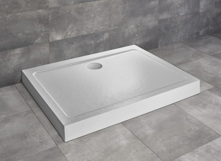 Brodzik prostokątny Radaway Doros D Compact 100x80 Stone biały
