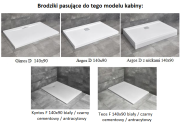 Kabina Radaway Espera Pro KDJ 140x90x200 prawa, szkło przejrzyste