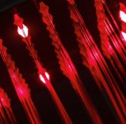 Corsan led kaskada a013a czarny z oświetleniem i termostatem