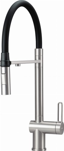 Bateria kuchenna z podłączeniem do filtra wody stal szczotkowana Magnetic Deante