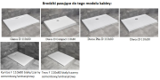 Kabina Radaway Espera Pro KDJ 110x80x200 prawa, szkło przejrzyste