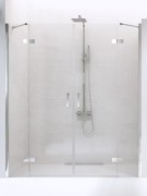 Drzwi prysznicowe New Trendy New Renoma 150x195 szkło czyste