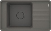 Zlewozmywak granitowy 1-komorowy antracyt metalik Momi Deante