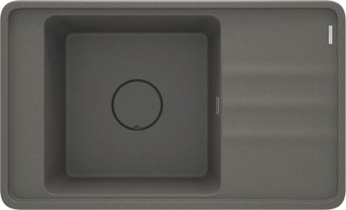 Zlewozmywak granitowy 1-komorowy antracyt metalik Momi Deante