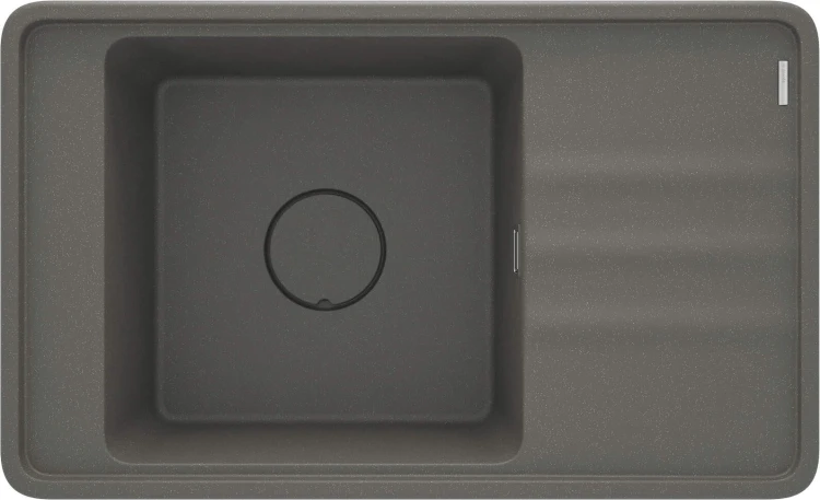 Zlewozmywak granitowy 1-komorowy antracyt metalik Momi Deante