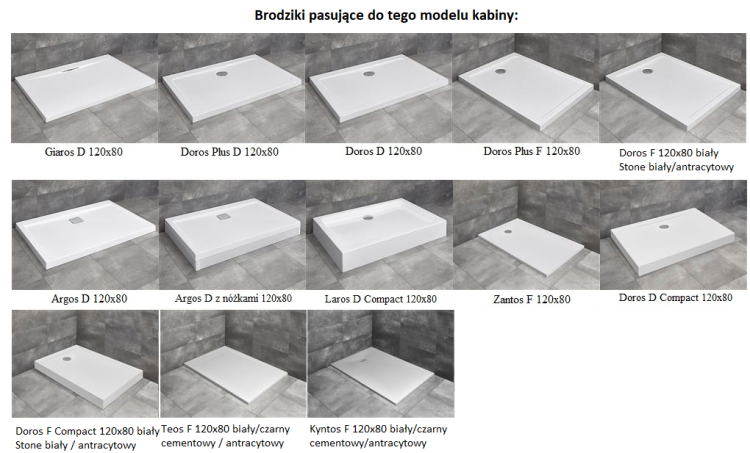 Kabina Radaway Espera Pro KDJ 120x80x200 lewa, szkło przejrzyste