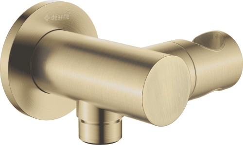 Przyłącze kątowe z uchwytem na słuchawkę mosiądz Cascada Deante