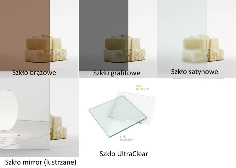 Kabina prysznicowa Furo Gold Walk-in 90x200 Radaway lewa przejrzysta